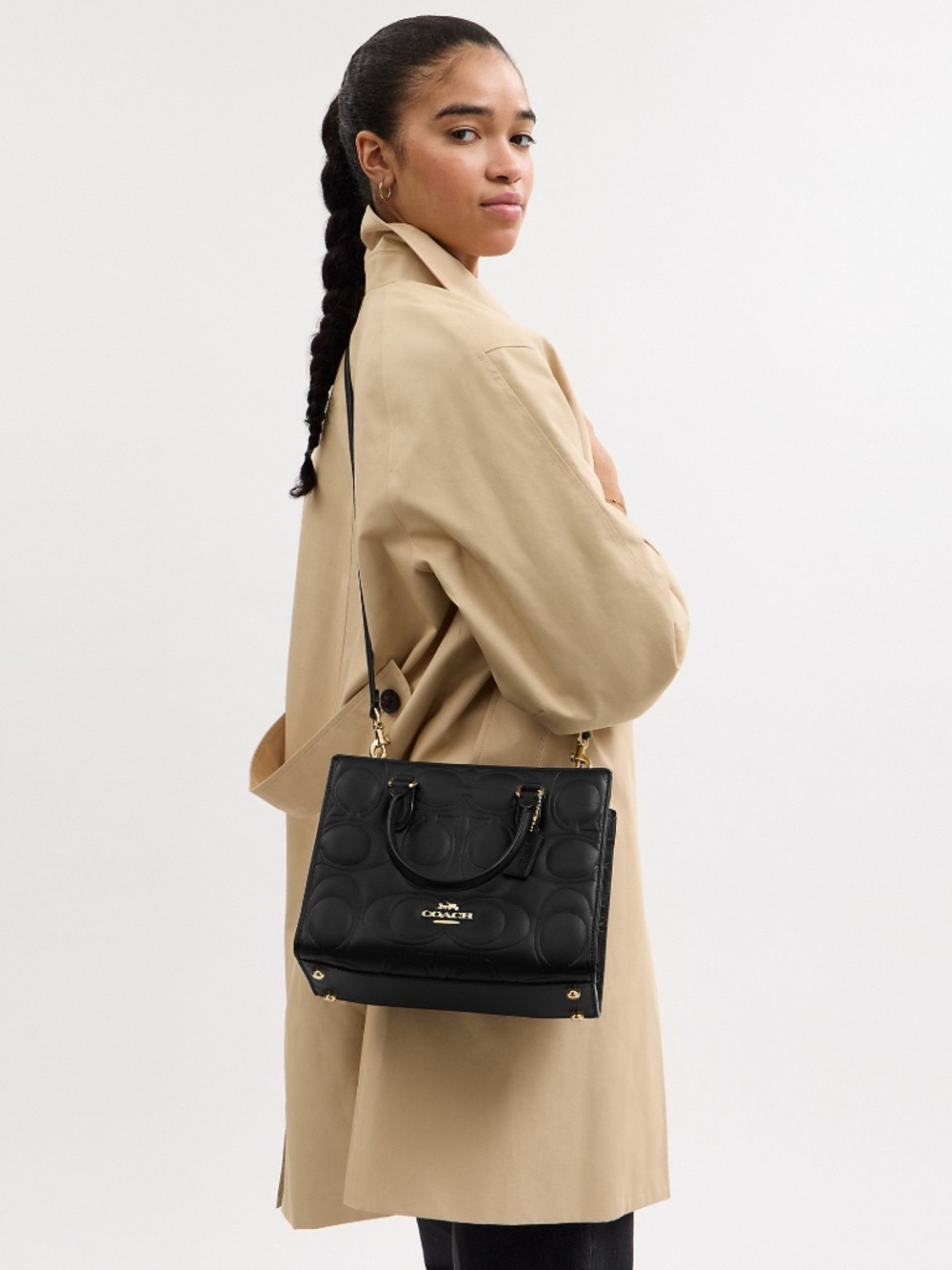 Coach Outlet Maggie Small Tote Bag In Signature Leather